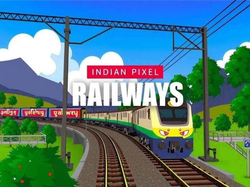 Indian Pixel Railways - Official Game Cover Indian Pixel Railways Game Cover